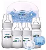 Kit Com 4 Mamadeiras Avent Esterilizador 2 Chupetas Azul - Philips avent