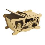 Kit Com 5 Cesta Piquenique Safari Festa Decoração 15x7x8 Mdf Madeira - Atacadão do artesanato mdf