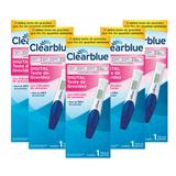 Kit com 5 Testes de Gravidez Digital Clearblue