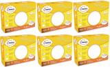 Kit Com 6 Caixas de Fralda de Pano Luxo Branca - Cremer - 70x70cm