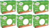 Kit Com 6 Caixas Fralda De Pano Com Bainha Luxo Branca Cremer - 70x68cm