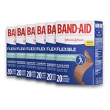 Kit com 6 Curativos BAND AID Flexível com 20 unidades - Johnsons