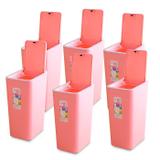 Kit Com 6 Lindas Lixeirinhas Infantis Home Supply