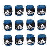 Kit com 6 Pares de Bandagem Adidas 2,55 m Azul