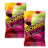 Kit com 6 Preservativo Blowtex Tutti-Frutti c/ 3 Un Cada