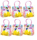 Kit com 6 sacolas lembrancinha presente branca de neve disney 17x16cm - Welllmix