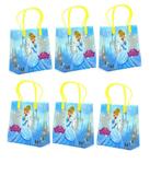 Kit com 6 sacolas lembrancinha presente cinderela disney 17x16cm - Welllmix