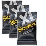 Kit com 9 Preservativo Blowtex Extra Grande c/ 3 Un Cada