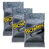Kit com 9 Preservativo Blowtex Lubrificado c/ 3 Un Cada