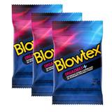 Kit com 9 Preservativo Blowtex Orgazmax c/ 3 Un Cada