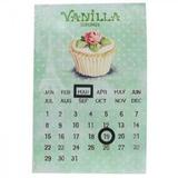 Kit com Calendário, Porta Panos e Cabideiro Retrô Vanilla - Zona livre