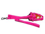 Kit com Peitoral e Guia One Dog - Rosa - Tamanho PP