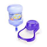 Kit comedouro e bebedouro automático truqys pets roxo