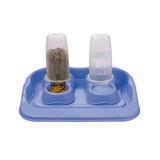 Kit Comedouro e Bebedouro Flex Gourmet com Bandeja - Plast Pet