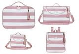 Kit Completo de Bolsas Manhattan Maternidade Rosa - Batistela Baby