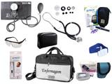 Kit Completo de Enfermagem com 8 itens - Preto - Premium