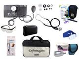 Kit Completo de Enfermagem com 8 itens - Preto - Premium