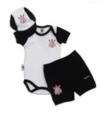 Kit Conjunto Corinthians Body Shorts e Boné Oficial - Revedor