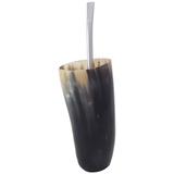 Kit Conjunto Para Tererê Copo Chifre Guampa Artesanal Bomba Escura - Zanline