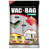 Kit Conjunto Saco A Vácuo Vac Bag 1 Médio + 2 Grande + Bomba Ordene