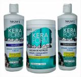 Kit Controle De Queda Keraform Skafe 1Kg Nutri, Fortalece Doando Brilho Intenso