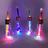 Kit Copo Lampada Pisca Pisca Led 35 Unid Com Canudo Festa 450 ML - Ideal