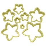 Kit Cortador de Plástico Estrela Blue Star com 8 peças - Ref. 65191