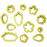 Kit Cortador de Plástico Flores Blue Star com 12 peças - Ref. 65139