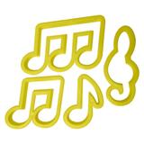 Kit Cortador Notas Musicais Blue Star - 0964