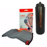 Kit Cotoveleira de Neoprene Liveup LS3823 + Squeeze Automático 1lt - Rythmoon