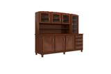 Kit Cozinha Genebra 7 portas 4810 MPO Clássica Mogno