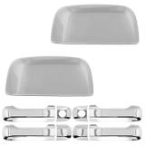 Kit Cromado Ecosport 2003 a 2007 Apliques Retrovisores + Apliques Maçanetas 4 Portas - Prime
