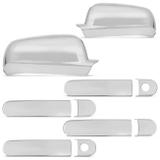 Kit Cromado Gol G3 G4 Apliques Maçanetas Externas + Apliques Retrovisores 4 Portas - Prime