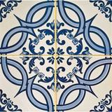 Kit De 5 Unidades Do Adesivo Azulejo Ladrilho Hidráulico 30x30-KAL-01 - Lubrano decor