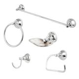 Kit de Acessórios de Banheiro Romar 5 peças 1801010 Cromado