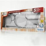 Kit de Acessórios para Banheiro 5 Pcs Expambox Álamo