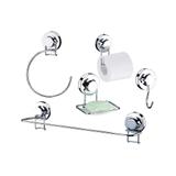 Kit de Acessórios para Banheiro com Ventosa 5 Peças - Future