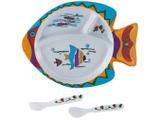 Kit de Alimentação Infantil 3 Peças Baby Style - Oceano
