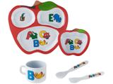 Kit de Alimentação Infantil 5 Peças Baby Style - Letras