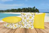 Kit de Almofadas Decorativas Bia 8 Peças Amarelo - Reluz cortinas