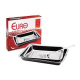 Kit de Assadeiras kin Inox 3 Peças Euro PRP0274