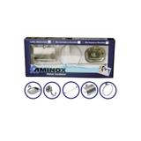 Kit de Banheiro com 5 Peças Aço Inox Ligas - Aminox