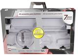 Kit de banheiro Exclusive 7 peças prata - Artplas