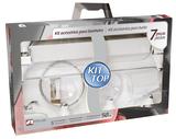 Kit de banheiro Top 7 peças prata - Artplas