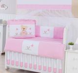 Kit De Berço 10 Peças - Ursinha Borboleta - Mariana baby confecções