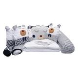 Kit de Berço Ursinho Teddy Bruna Baby com Mosquiteiro