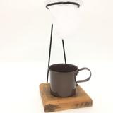 Kit de Café Egoista - Individual - 1 caneca Marrom - Demolição - feito a mão - Silvana vannucci