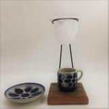 Kit de Café Egoista - Individual - Cafezinho Colonial 2 Monte Sião - Demolição - feito a mão - Porcelana monte sião