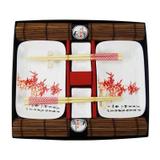 Kit de comida japonesa p 2 pesoas 31cm x 27cm x 3,5cm - Btc decor