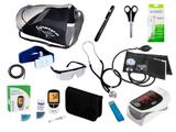 Kit de Enfermagem Completo com Aparelho de Pressão Premium Preto